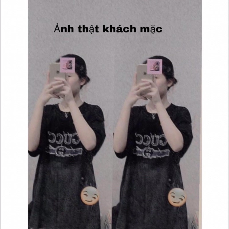 Áo Đôi Guc.cj Loang Unisex phom rộng dễ phối đồ HOT 2023!