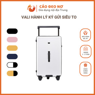 [Chính hãng] Vali Hành Lý Ký Gửi Siêu To Size 32-40 Hàng Cao Cấp 5 Bánh Xe Chịu Lực Tốt - Cáo Đeo Nơ