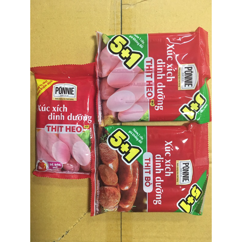 Xúc Xích Dinh Dưỡng Ponnie 95G-198G