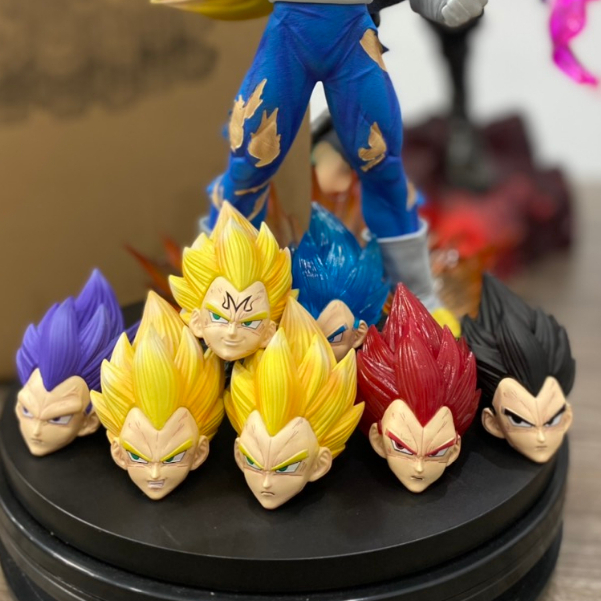 Mô Hình Dragon Ball Vegeta Cao 31Cm Có Base 8 Đầu Thay Thế - Odaycomohinh.0