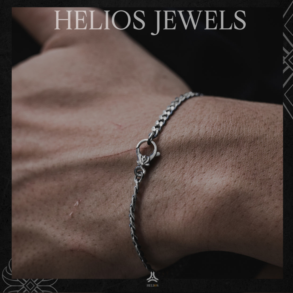 Vòng tay bạc S925 Zenger x Lotus Helios Silver Original