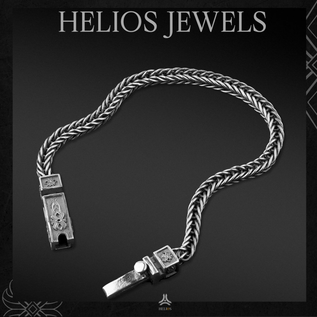 Vòng tay bạc S925 Lotus Silk Helios Silver Original VTBN0190