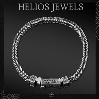 Vòng tay bạc s925 lotus silk helios silver original vtbn0190