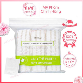 Bông tẩy trang Miniso 180 miếng
