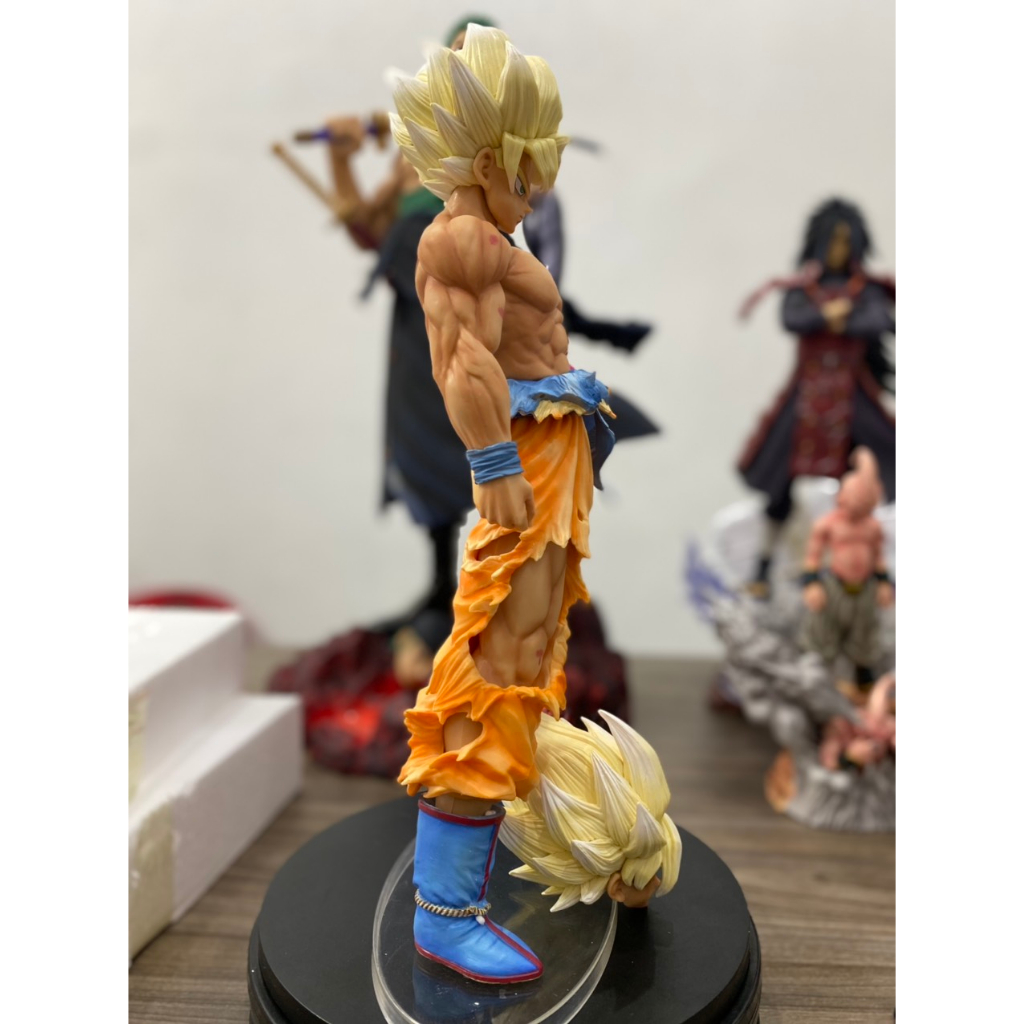Mô Hình Dragon Ball Goku SS1 Cao 43Cm 2 Đầu Thay Thế  Bản F2 - Odaycomohinh0