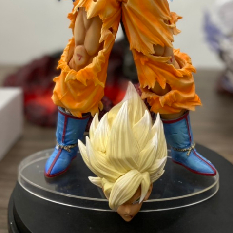 Mô Hình Dragon Ball Goku SS1 Cao 43Cm 2 Đầu Thay Thế  Bản F2 - Odaycomohinh0