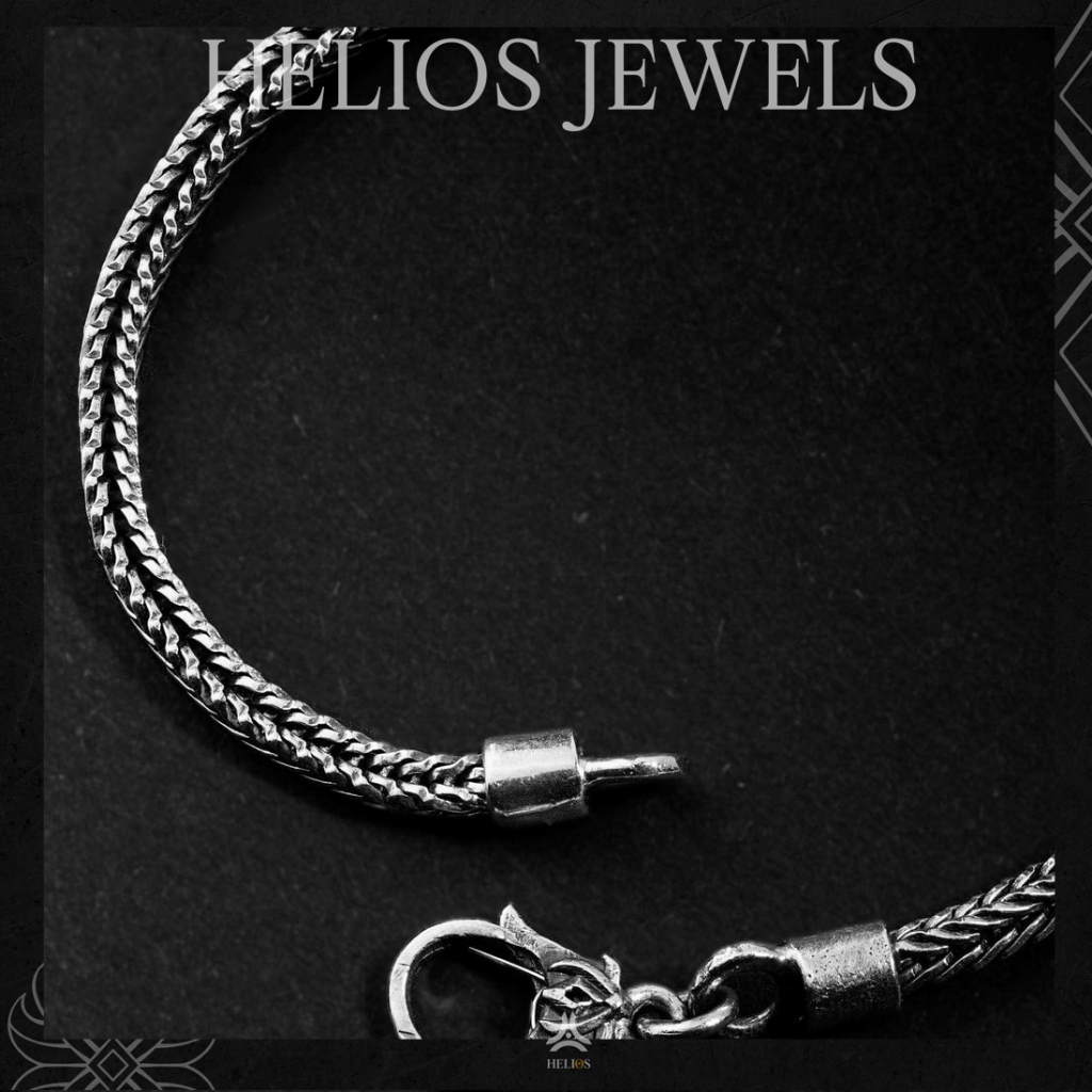 Vòng tay bạc nam, nữ HeliSilver Eden x Lotus Helios Original S925