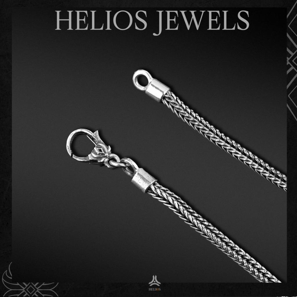Vòng tay bạc nam, nữ HeliSilver Eden x Lotus Helios Original S925