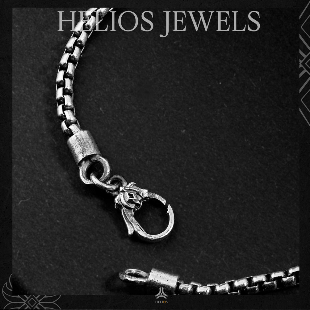 Vòng Tay Bạc S925 Chain Helios Gle x Lotus Helios Silver Original