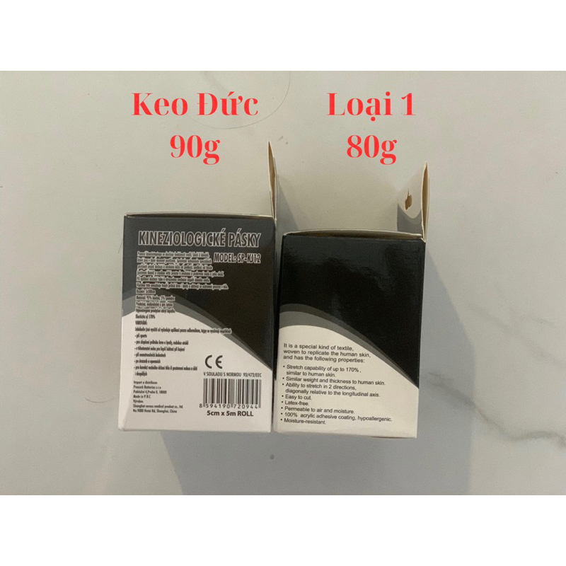 Băng Dán Cơ Thể Thao, Băng Keo Dán Cơ Kinesiology / Kinesio Cao Cấp Có Hộp Riêng Xịn Sò