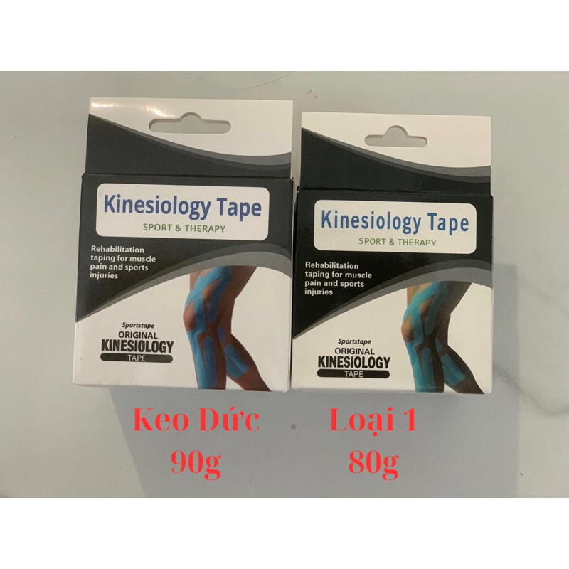 Băng Dán Cơ Thể Thao, Băng Keo Dán Cơ Kinesiology / Kinesio Cao Cấp Có Hộp Riêng Xịn Sò