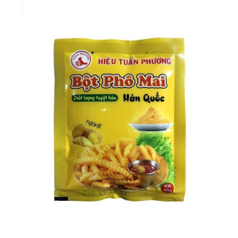Bột phô mai hàn quốc Tuấn Phương 85g (Lắc gà, khoai tây chiên...)