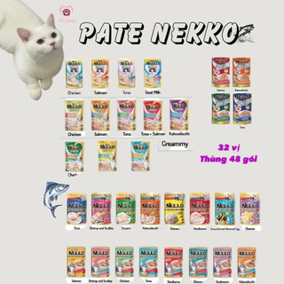 Pate Nekko Pate cho mèo gói 70g đủ vị