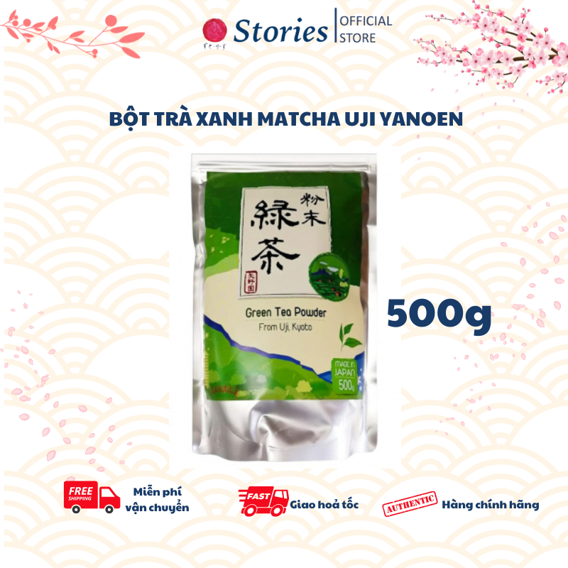 Bột trà xanh Matcha Funmatsucha Yanoen 500g - Stories Japan Shop
