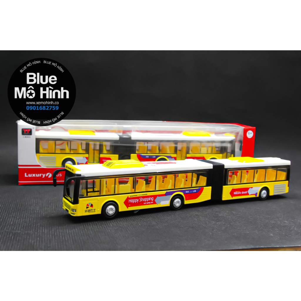 Xe buýt mô hình xe Bus Express dài bằng kim loại