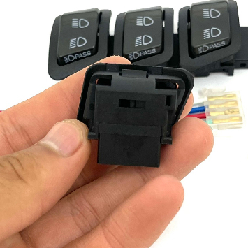 Công tắc passing sh kèm rắc nháy đèn pha lắp cho các dòng xe như wave a 110, rsx 110, ab, vision, blade, lead....