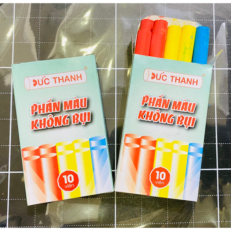 Phấn không bụi, phấn trắng và phấn màu đức thanh