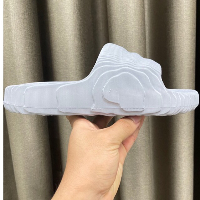 Dép quai ngang nam nữ, dép bánh mì unisex Vân gỗ độn đế 4cm chất liệu EVA cao cấp