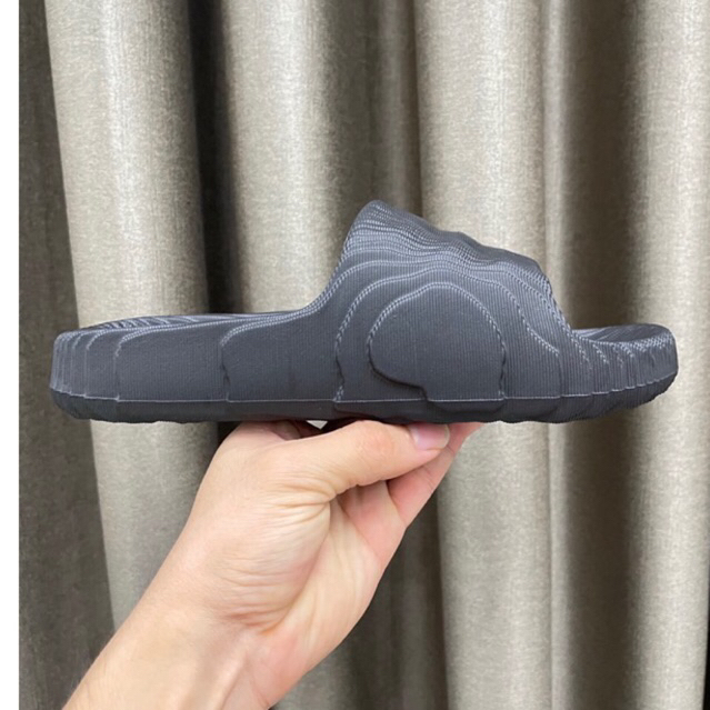 Dép quai ngang nam nữ, dép bánh mì unisex Vân gỗ độn đế 4cm chất liệu EVA cao cấp