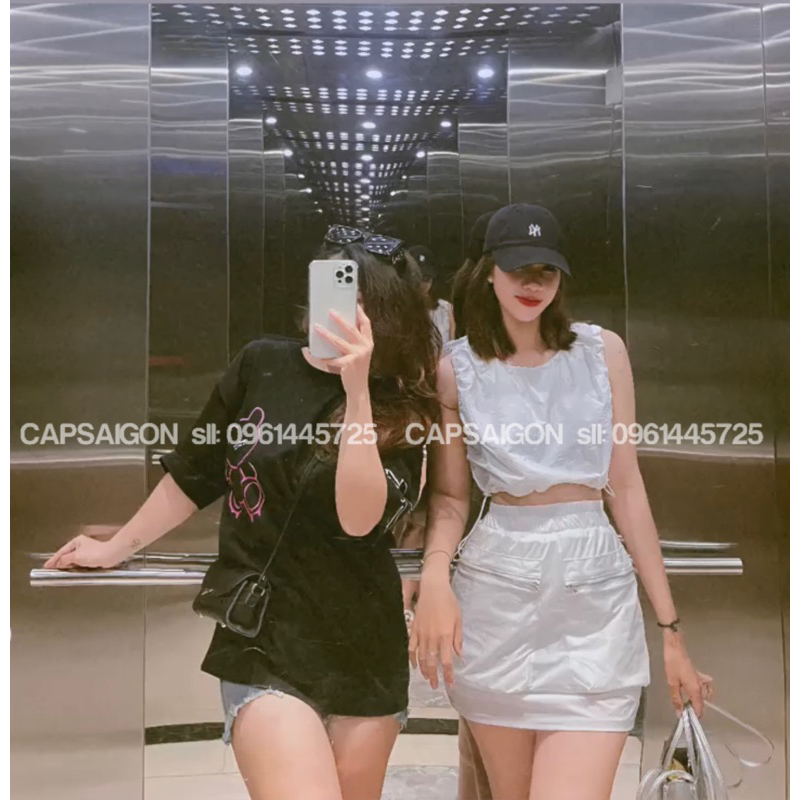 Mũ lưỡi trai phom mềm CAPSAIGON thêu logo nhỏ trendy unisex nam nữ