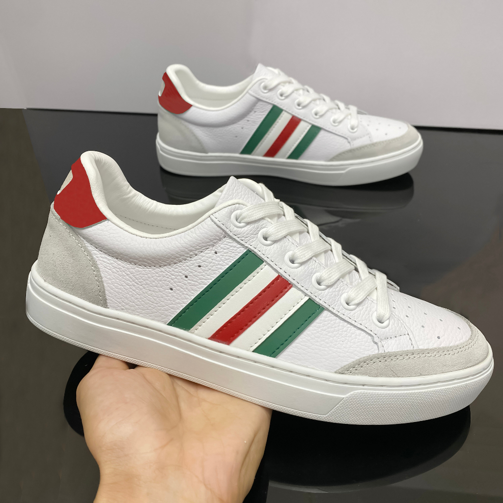 TOP Các Mẫu Giày Sneaker Nam Da Bò Cao Cấp, Hàng Chất Full Box Siêu Xịn