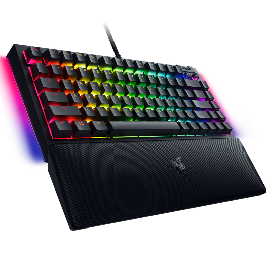 Bàn phím cơ Razer BlackWidow V4 75% - Orange/Green/Yellow Switch - Hàng Chính Hãng