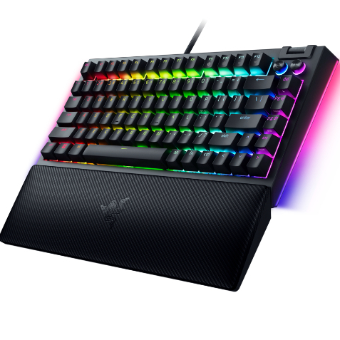 Bàn phím cơ Razer BlackWidow V4 75% - Orange/Green/Yellow Switch - Hàng Chính Hãng