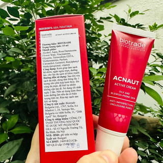 Biotrade Acnaut Active Cream và Lotion Kem chấm mụn