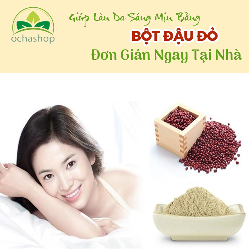 Bột Đậu Đỏ Nguyên Chất 500gr Siêu Mịn 100% Organic - OCHASHOP