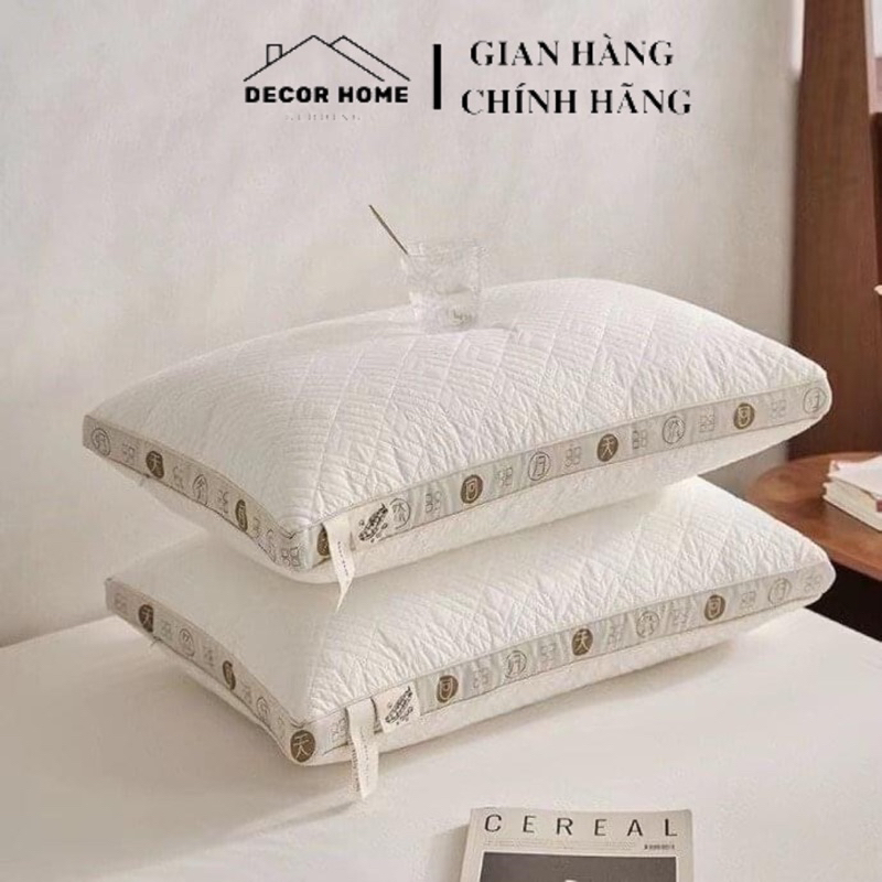Ruột Gối Bông Sơ Đậu Nành Nhật Bản Cao Cấp Siêu Mềm Mịn
