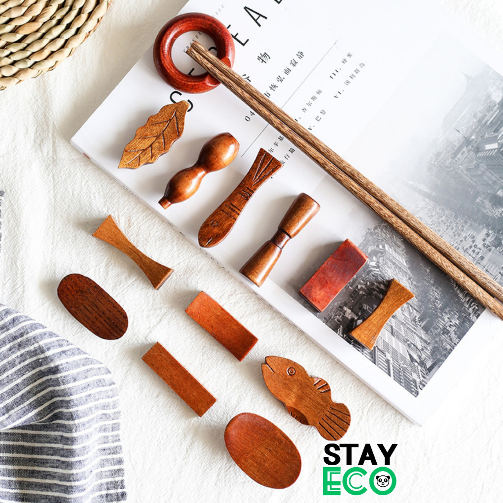 Gác đũa gỗ STAY ECO an toàn thân thiện môi trường phong cách Nhật Bản