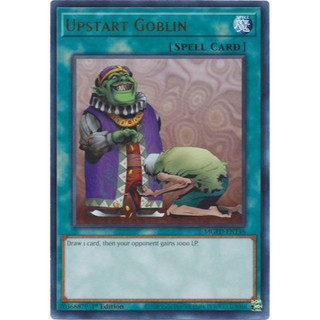 [ Dưa Hấu Yugioh ] Lá bài thẻ Upstart Goblin - Tặng bọc bài nhựa bảo quản