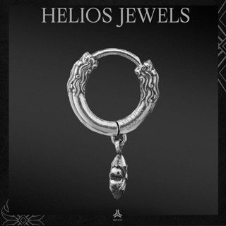 Khuyên Tai Bạc S925 Sun Wukong Nhu Y x Lotus Helios Silver Original KTB341