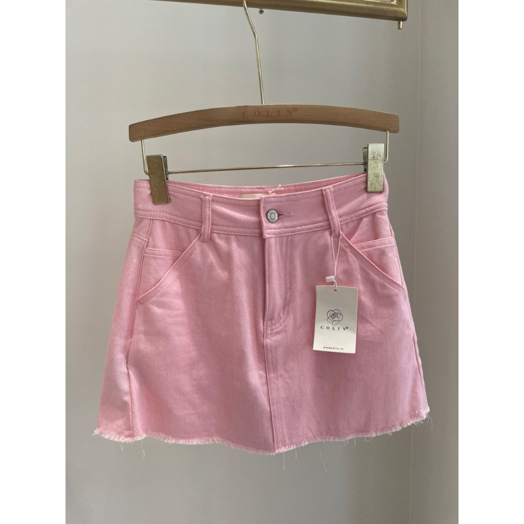 Chân váy ngắn nữ kaki dáng chữ A basic