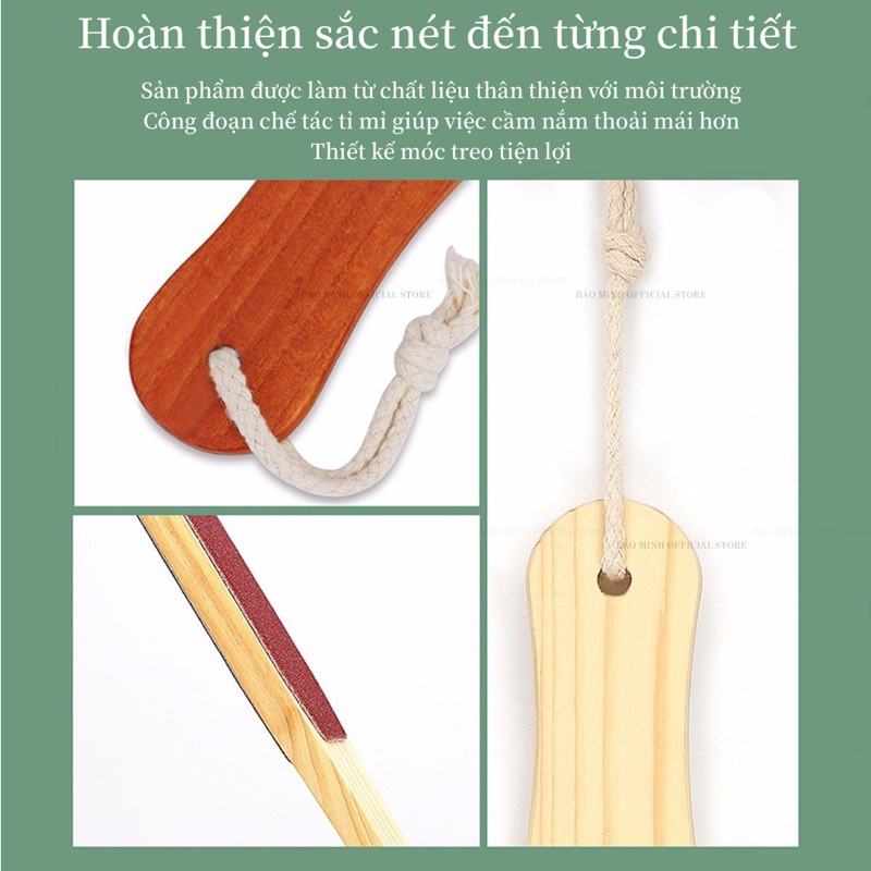 Cây chà gót gỗ - Cây chà gót mịn - Tẩy da chết cho chân tại tiệm, chà nhám cá nhân tại nhà