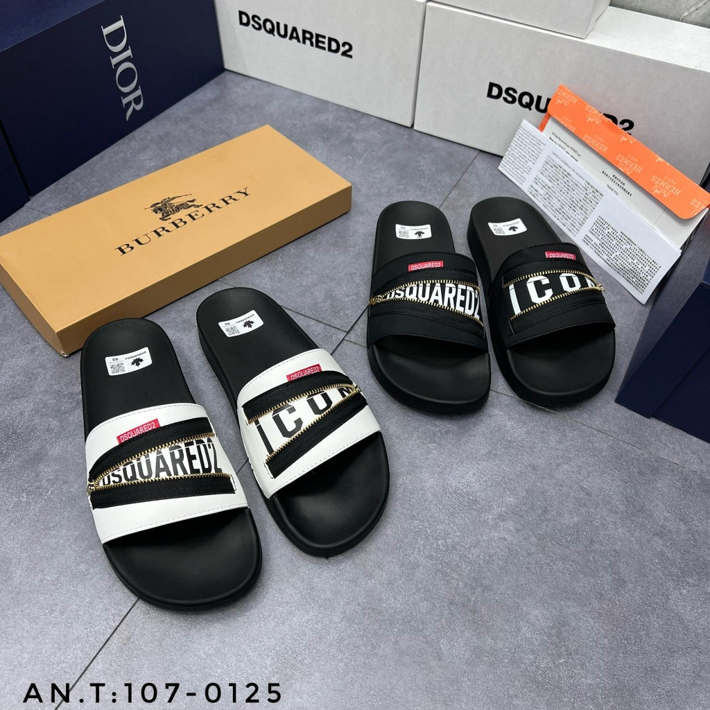 Dép Nam DSQ Khóa mởo Mẫu Mới Nhất - Dép ICON Khóa Mở Quai DSQ Nam Bền NNhẹ_hàng nét chuẩn HOT HIT 2023