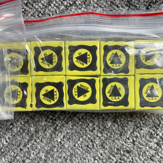 Combo 10 viên Lơ bida TRIANGLE CHALK Nhập MỸ.