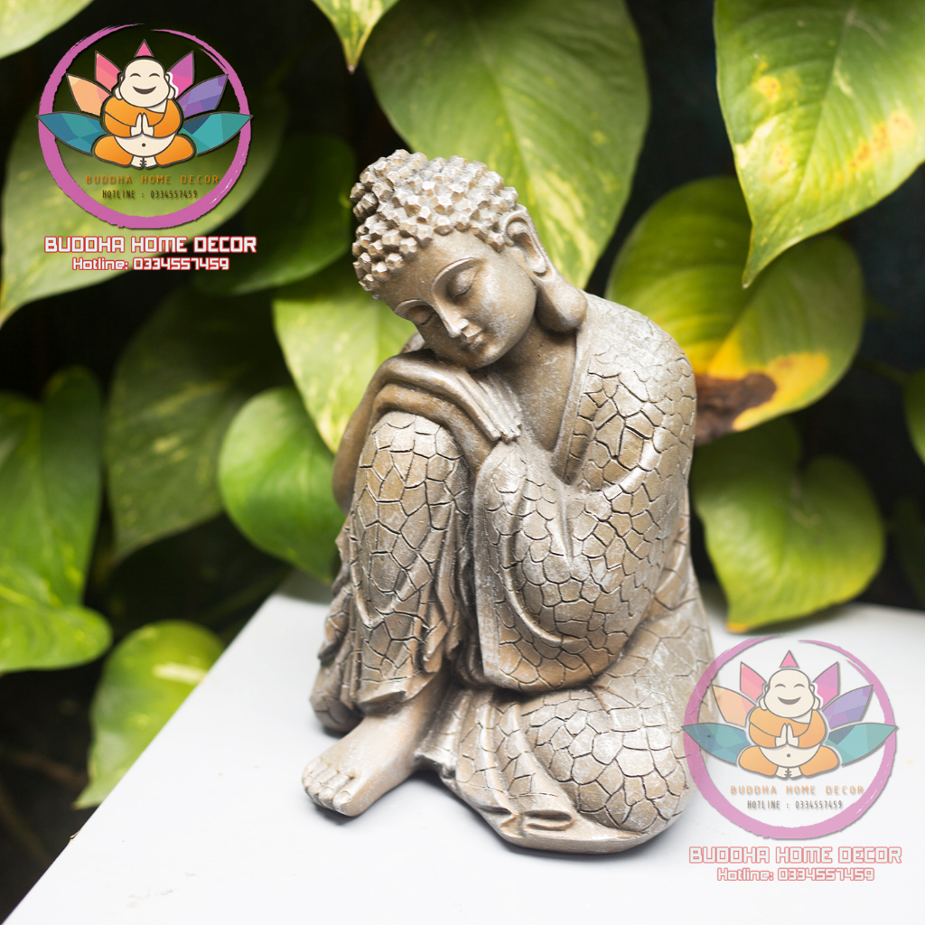 Tượng Phật An Nhiên Tự Tại cao 20 cm Trang trí nhà cửa phong thủy