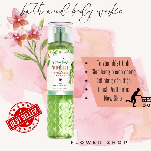 Xịt Thơm Bath &amp; Body Works - GINGHAM FRESH