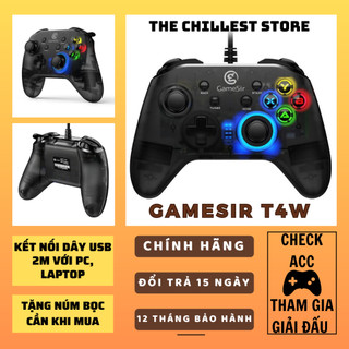 Tay cầm chơi game Fifa Online 4 Gamesir T4W, Tay cầm chơi game có dây, kết nối PC/Laptop