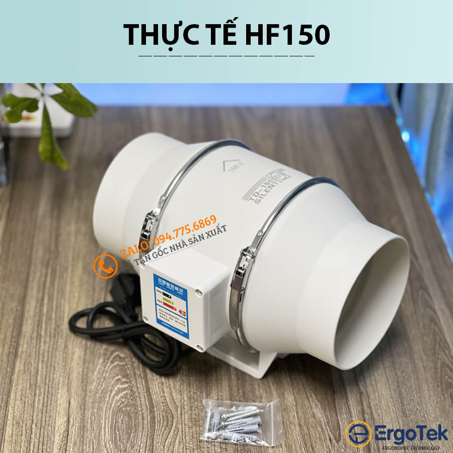 Quạt Hút Mùi Thông Gió HF100 35W - HF150 75W - HF200 130W / Quạt Hiệu Suất Cao Chuyên Dùng Nhà Bếp Công Sở Nhà Vệ Sinh