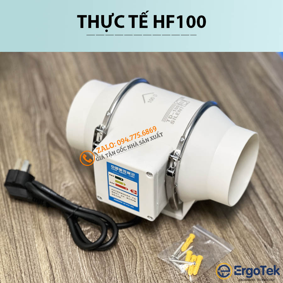 Quạt Hút Mùi Thông Gió HF100 35W - HF150 75W - HF200 130W / Quạt Hiệu Suất Cao Chuyên Dùng Nhà Bếp Công Sở Nhà Vệ Sinh