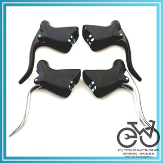 Cặp tay phanh nhôm sừng xe đạp, tay phanh , tay lắc xe đạp, tay thắng xe đạp fixed gear