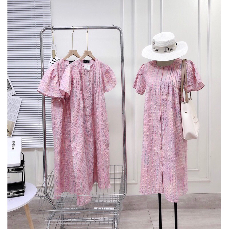 Đầm bầu công sở chất vải vân shop fisazi 40-76 kg
