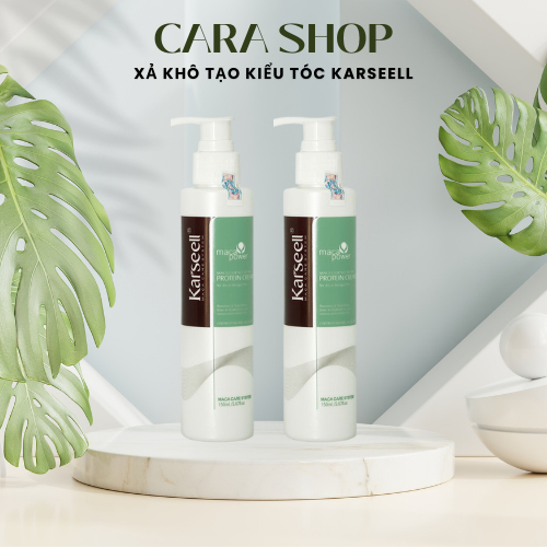Kem Xả Khô Tạo Sóng Xoăn - Gel Bóp Xoăn KARSEELL 500ML CHÍNH HÃNG CARA SHOP