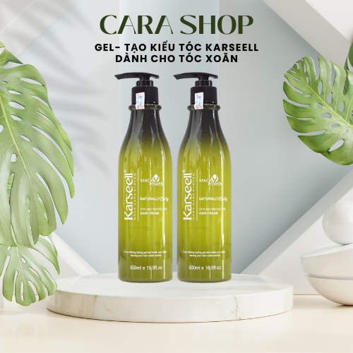 Kem Xả Khô Tạo Sóng Xoăn - Gel Bóp Xoăn KARSEELL 500ML CHÍNH HÃNG CARA SHOP