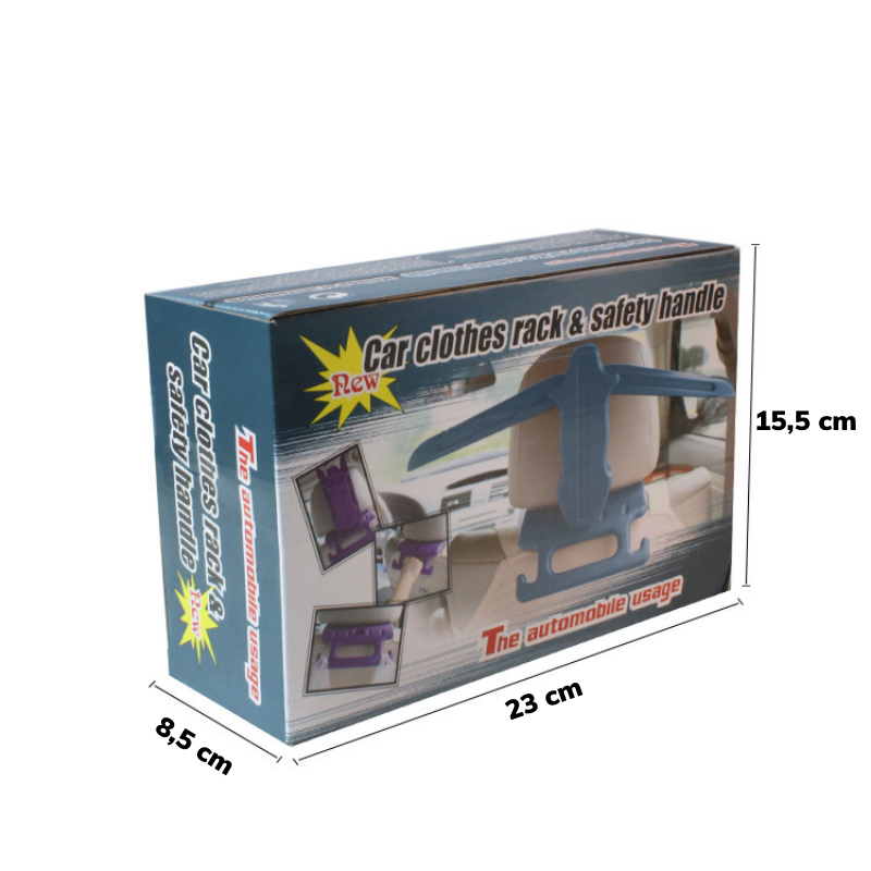 Mắc treo áo vest trên ô tô, mắc treo áo chống nhăn gọn gàng