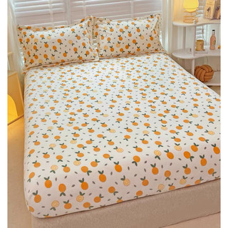 Bộ ga và 2 vỏ gối cotton poly m6/m8 hàng loại 1 được chọn mầu