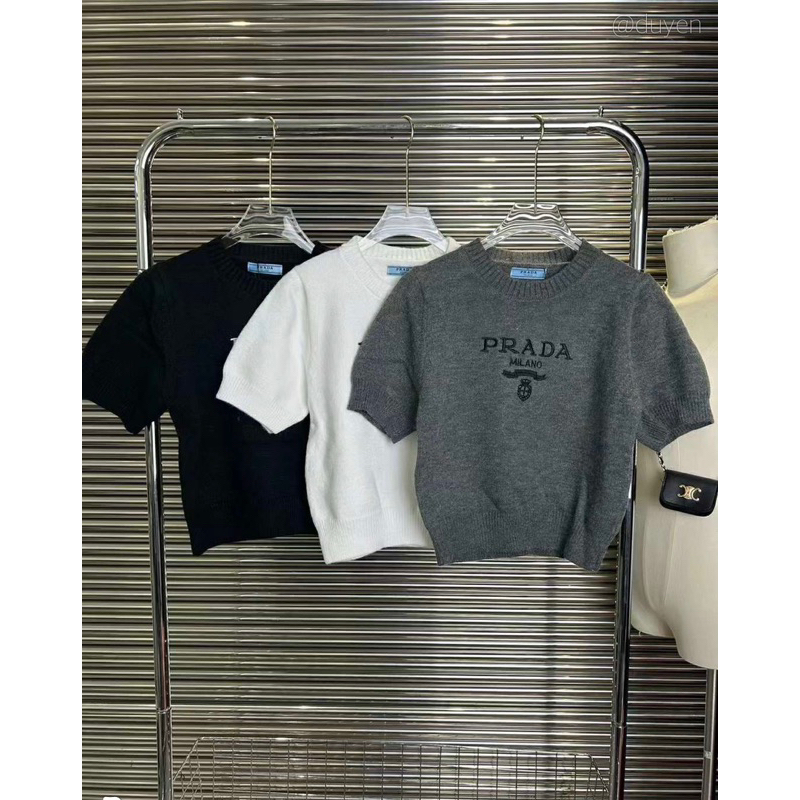 Áo len mtg cộc tay p.r.a.d.a QCCC