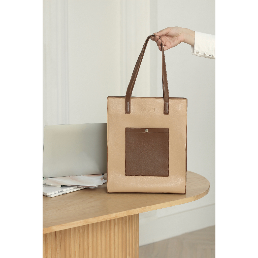 Túi tote nữ GILAN Calista Bag - túi da size lớn có thể đựng Laptop cho nàng đi làm, đi học